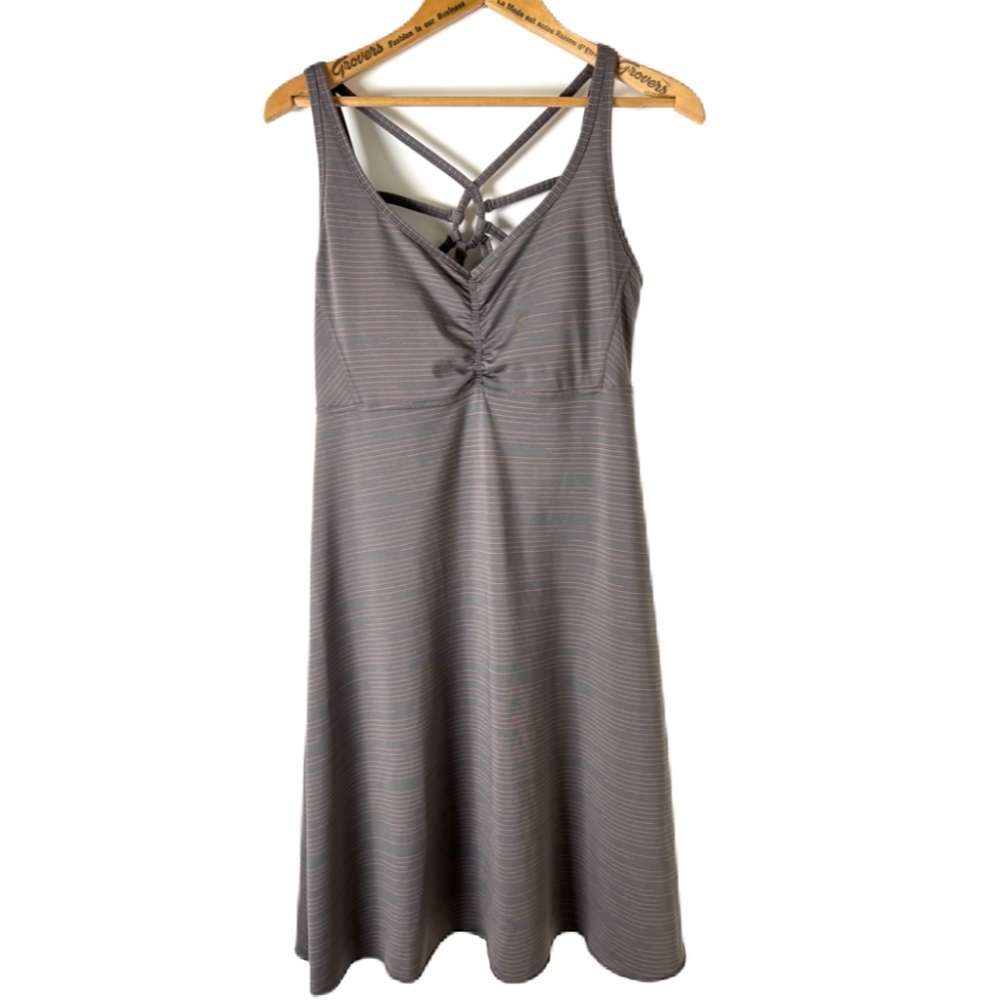 Prana Women’s Dreaming Sport Activewear Criss-cross Strap Back Dress size M